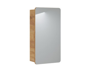Badezimmer Spiegelschrank ARUBA 1-türig 40cm | goldeiche