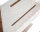 ARUBA 5-teilige Badkombination 80cm | Waschplatz, LED-Spiegel & Hängeschränke | eiche - weiß-hochglanz