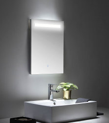 Badezimmer LED Spiegel 45x60 cm mit Touch Bedienung