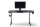 Gaming Desk Schreibtisch DXRacer &quot;II&quot; LED 140cm | Carbon-Optik