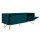 Lowboard PATET 120cm | mit Schublade &amp; Klappfach | petrolblau matt