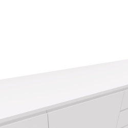 Sideboard PATET 150cm | mit 2 Türen und 3 Schubladen | weiß matt