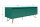 Lowboard PATET 120cm | mit Schublade & Klappfach | smaragdgrün matt