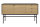 Sideboard VIDULUS 160cm | mit 3 Schubladen & 2 Türen | Schwarz - Eiche Echtholzfurnier