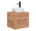 Waschplatz ARUBA mit Aufsatzbecken 60cm Breite | Goldeiche (Craft Oak)