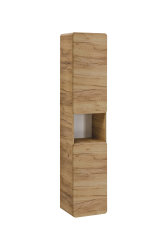 Badezimmer Hochschrank Aruba 2-t&uuml;rig 170cm | Goldeiche (Craft Oak)