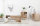 Nachtkommode NATURAE 42cm | mit 2 Schubladen, Fronten Rattangeflecht | Holz naturell