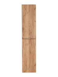 Badezimmer SET III CAPRI 80cm 4-tlg.  | Aufsatz-Becken, 2x Hoch- und Spiegelschrank | goldeiche