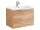 Badezimmer Waschplatz CAPRI 80cm | inkl. Waschbecken zum Einbau | goldeiche