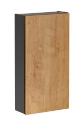 Badezimmer Hängeschrank POSADAS | 1-türig 40cm | grau-eiche