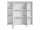 Badmöbel Set HABANA 80cm 3-tlg. | Waschtisch, Hoch- & Spiegelschrank | weiß matt