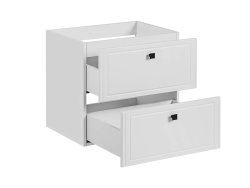 Badmöbel Set HABANA 120cm 3-tlg. | Doppel-Waschtisch, Hoch- & Spiegelschrank | weiß matt