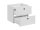 Badmöbel Set HABANA 120cm 2-tlg. | Aufsatz Doppel-Waschtisch & Spiegelschrank | weiß matt
