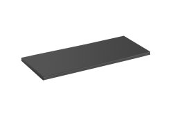 Badmöbel Stand-Waschtisch Posadas 60cm | Abdeckplatte grau | dunkelgrau-eiche