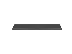 Badmöbel Stand-Waschtisch Posadas 80cm | Abdeckplatte grau | dunkelgrau-eiche