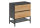 Badmöbel Stand-Waschtisch Posadas 80cm | Abdeckplatte grau | dunkelgrau-eiche