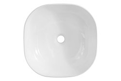 Aufsatz-Waschbecken SLIM WHITE 40cm | Keramik | wei&szlig;