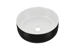 Aufsatz-Waschbecken SLIM BLACK 36cm | Keramik |...