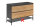 Badmöbel Stand-Waschtisch Posadas 2-120cm | Abdeckplatte grau | dunkelgrau-eiche