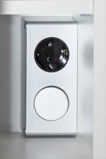 Badezimmer Spiegelschrank 3-türig 90cm | LED anthrazit