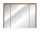 Spiegelschrank HAMPTON 100cm | Badspiegel 3-türig | dunkle eiche