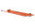 Glasregal aus Sicherheitsglas orange 80cm / St&uuml;ck