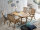 Gartenset 5-teilig Teakaroo mit Auszieh-Tisch120 x 120cm | Teakholz
