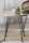 Gartenset 5-teilig Polyrattan + Metall | 2 Stühle, Kissen & Tisch | braun-schwarz