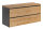 Badmöbel Hänge-Waschtisch Posadas 2-120cm | Abdeckplatte eiche | dunkelgrau-eiche