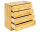 Kommode mit 4 Schubladen 80 x 75cm | Kiefer massiv naturell