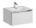 Badezimmer Set 3-teilig Whitskand 60cm | inkl. Einbauwaschbecken | weiß - grau-eiche