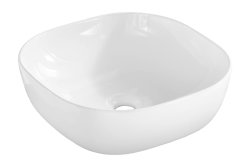 Badezimmer Set 3-teilig Whitskand 150cm | inkl. Aufsatz-Waschbecken | weiß - grau-eiche