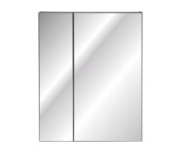 Badmöbel Badset Posadas 5-teilig 80cm | Waschplatz, Spiegelschrank & mehr | dunkelgrau-eiche