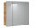 ARUBA 4-teilige Badkombination 80cm | Waschplatz, Spiegelschrank & Hängeschränke | eiche - weiß-hochglanz