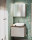 Badezimmer Set 2-teilig TRUFFEAU 60cm | inkl. Aufsatz-Waschbecken | Trüffel-Eiche