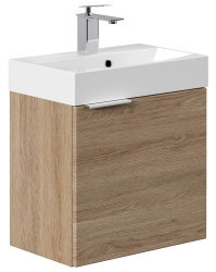 Badezimmer Raumspar-Waschplatz TinyCube 50cm | inklusive...