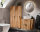 Badezimmer Set 4-teilig PORTREE 60cm | inkl. Aufsatz-Waschbecken weiß | Wotan-Eiche