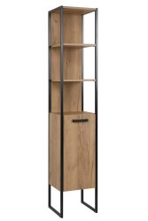 Badezimmer Stand-Hochschrank Brooklyn 185cm hoch |...